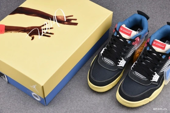 Cheap EP AIR Off DC9533-001 Jordan Retro 4 Noir Union DC9533-001 1218